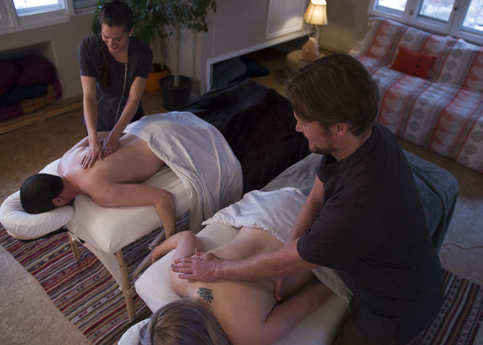 Couples massage available at SunWater Spa in Manitou Springs, Colorado