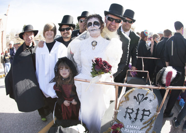 Coffin racers at the Emma Crawford Coffin Races