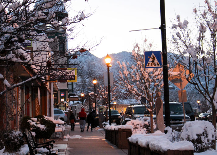 Winter in Manitou Springs