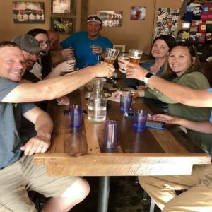Springs Beer Tours toast