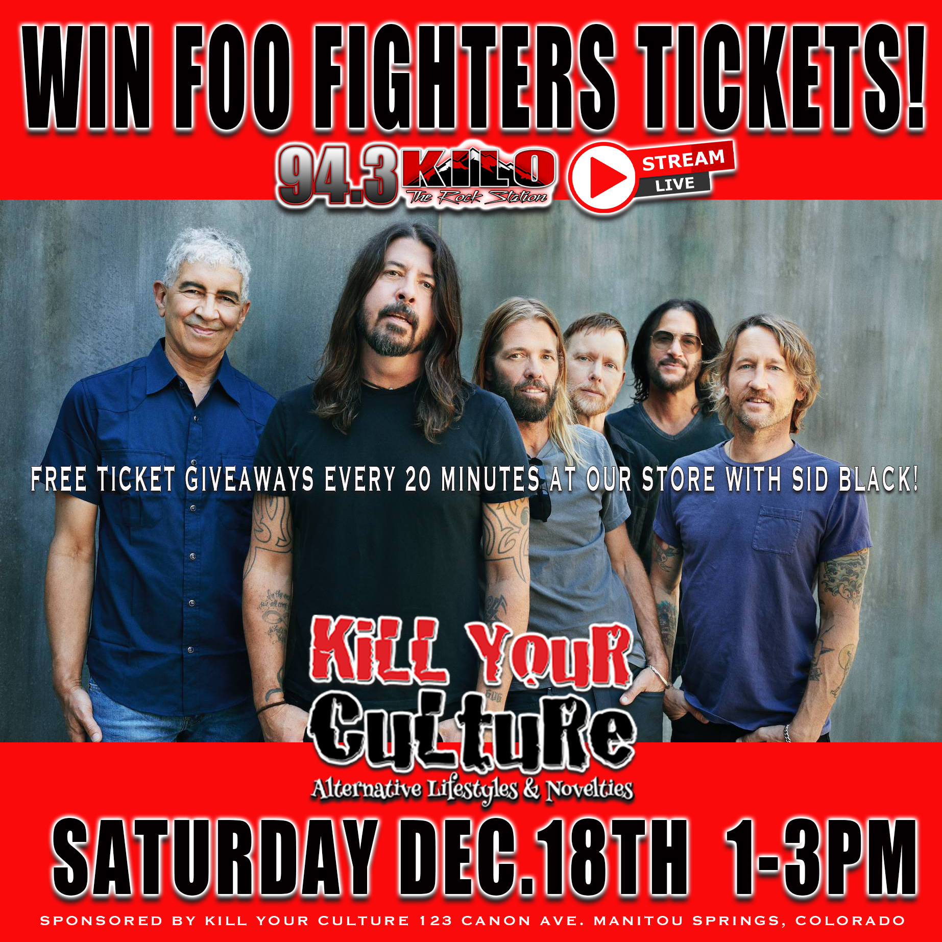 Win Foo Fighters Tickets