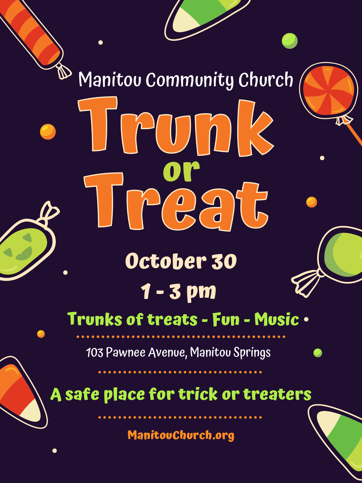 Trunk or Treat Manitou Springs